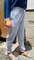 Pantalón rayas azules