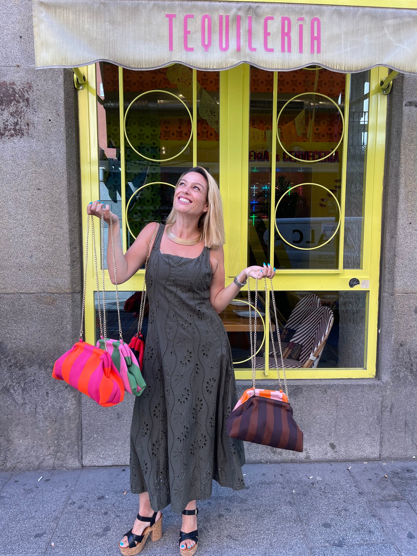 Bolsos rayas