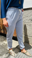 Pantalón rayas azules