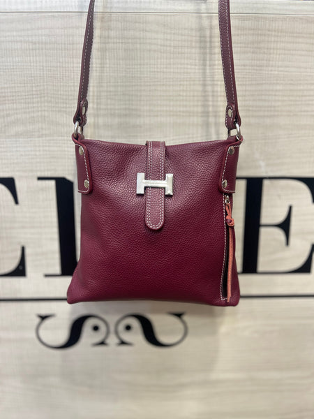 Bolso H de piel