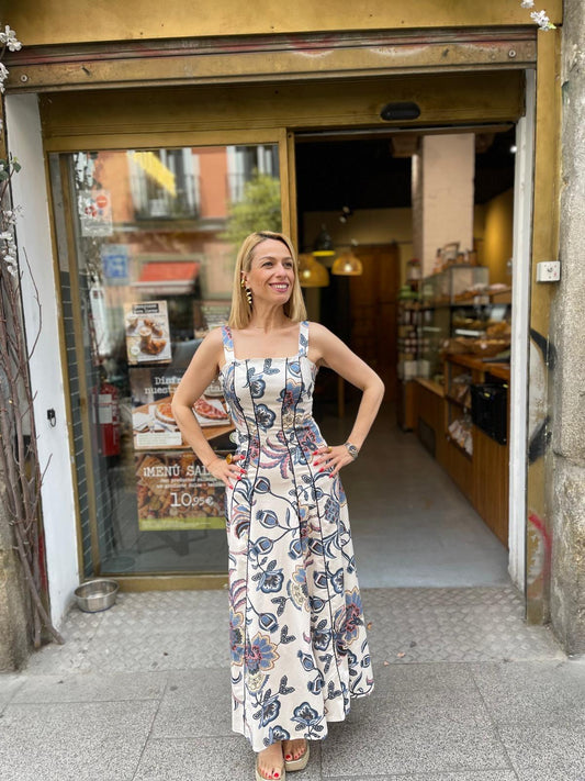 Vestido estampado verano