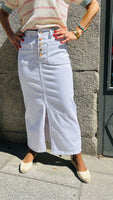 Falda vaquera Blanca