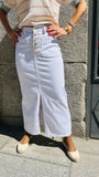 Falda vaquera Blanca