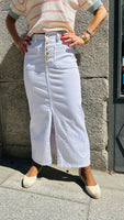 Falda vaquera Blanca