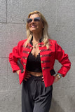 Chaqueta estilo militar