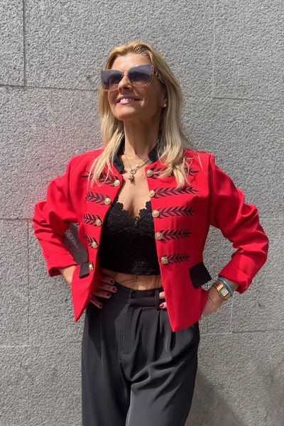 Chaqueta estilo militar