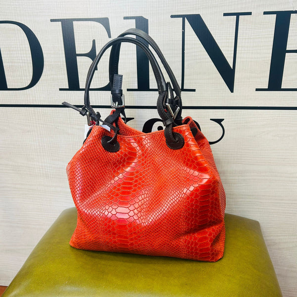 Bolso Piel estilo serpiente