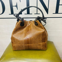 Bolso Piel estilo serpiente
